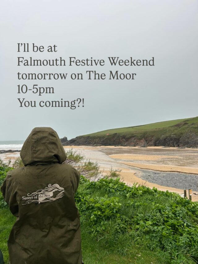 There’s been a change of location for the Falmouth market this weekend but the festive vibes will be STRONG 🎄🎁

Lots of fantastic traders in the Christmas marquee on the Moor at the top of town. 

Come and see us from 10-5pm. 

@discoverymarket_ 

#discoverymarket #sistersofthesea #christmasmarket #gift