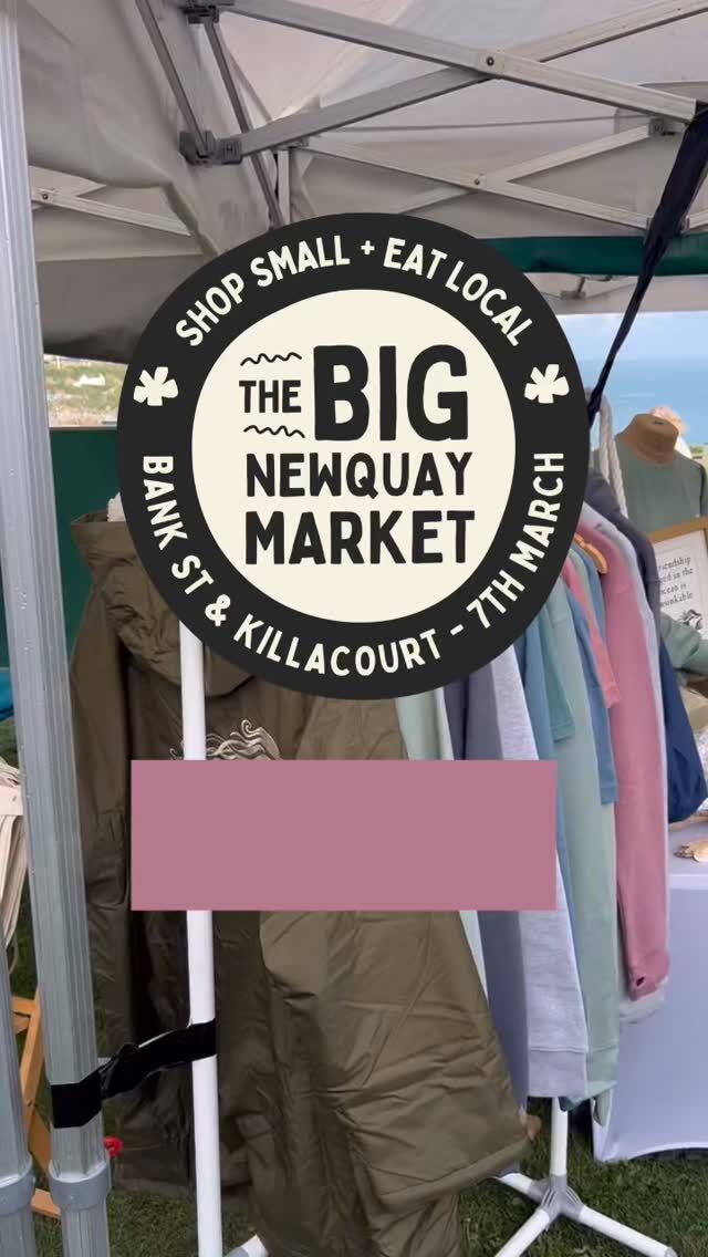 Looking forward to kicking off market season with my special home town market this Saturday from 10-4pm. 

As it’s the season of ALL THE CLOTHES - on/off/on/off… I’ve got you covered: thick warm Everything Robes, lighter long-sleeve tops, caps, beanies, hoodies, and I might pop the new vests in too. Why not! 

And there’s lots more going on:

🖤💛 We’ll also be celebrating the coming of Spring and marking St Piran’s day with FREE pop ups at the Market and across the town...

🎶💕 Soulful LIVE MUSIC from (the other local legend) Joe Hurworth - Bank Street, from midday 🎤

​🎨🫶🏼 Drop in Market Makers CREATIVE WORKSHOP with Wild Blue Studio, hosted by Salt Projects Ltd. to create your own Spring Piran’s lino printed postcard - Killacourt, 10am - 4pm🖌️

🔍👣 St Piran’s TRAIL, follow a map to find hidden letters, solve a riddle, and claim a PRIZE, town wide with prizes at the library, until 5pm 💛

📚🚸St Piran’s INTERACTIVE STORYTELLING SHOW - library, 11am - 1pm 🎭

🛍️🩷 Amazing resident businesses offering MARKET DAY SPECIALS 🏷️

🙌🏼🧡 Awesome charity partners Cornwall Wildlife Trust CONNECTING OUR COMMUNITY 😊

🪡🖼️ Plus head to the monthly Craft Market at the WI Hall 💕

@cornwallshopsmall @newquayfarmersmarket @lovenewquay 

Ps. This is one of my top ten favourite songs ever 🥰 

#sistersofthesea #newquay #marketday #smalltrader #spring