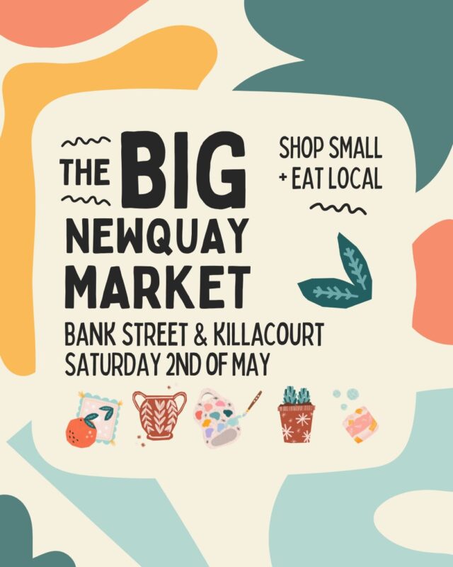 This Saturday 2nd May I’m bringing all the summer vibes whatever the weather! 

The Big Newquay Market spreads throughout the town to the Killacourt, and the amount and quality of traders is AMAZING! 

I’ll have beach bags back in stock, caps, and the new vests (my current fave)

🎉 PLUS new season new colour tees 

🎊 Some last season sale bits 

🌊 AND if I can get them done in time…a brand new product. Perfect for beach days, swimming, boating, kayaking, and not missing a moment. 

Can you guess what it might be? 🤔 

On 10-4, come and say hi!

💙🌊 

@cornwallshopsmall @lovenewquay @newquayfarmersmarket 

#cornwallshopsmall #newquay #sistersofthesea #market #summervibes