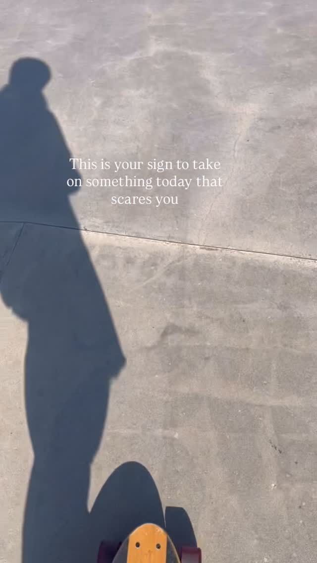 I’m a HUGE believer in doing things that scare you. And I’m not talking sky dives or free-climbing, I’m just talking small things that are out of YOUR comfort zone. 

They might seem easy to others but if it’s hard for you - it’s 💯 worth doing. Or at least trying. 

So go for the dip, join the surf club, start the course, apply for the job, accept the invitation, and go to the skate park! 

💙🌊🌳

#dosomethingthatscaresyou #sistersofthesea #cornwall #skating #swimming