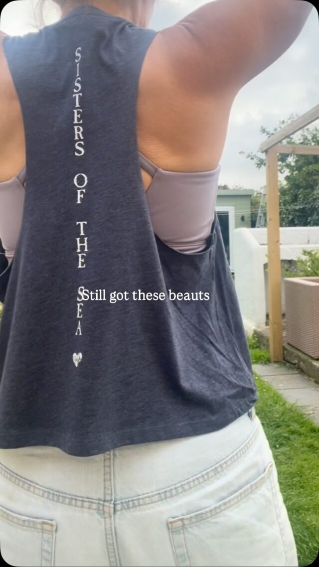 Sold out of the teal tanks but still got some sizes in navy left. If you want one message me as they’re not on the website. 

I’ll be bringing the rest to The Falmouth Hotel for the craft fair with @swanpoolevents this weekend. 

Lots of other gorgeous stalls, come and have a look ☺️ 

💙🌊 

#tankvest #style #sistersofthesea #cornwall #falmouth