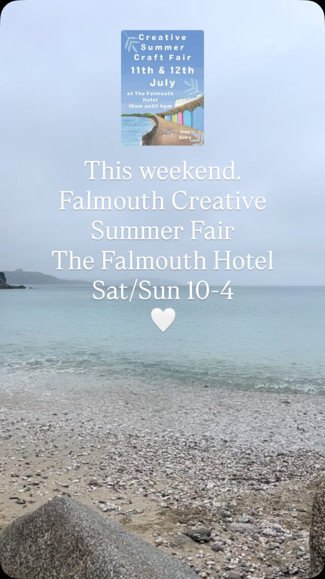 Find me this weekend at the Falmouth Hotel for the Summer Creative Craft Fair with @swanpoolevents. 

Held in the pretty Terrace Rooms the hotel is just off Castle Beach so it’s a top location and there will be a fab collection of makers.

I’ll have all my tees, NEW white Henley’s, cards, coast path posters and phone pouches, as well as hoody’s and sweatshirts. 

Come and see me! And if I’m not there I’ll be cooling off in the sea 😜

💙🌊 

#falmouth #sistersofthesea #falmouthhotel #market #summerstyle
