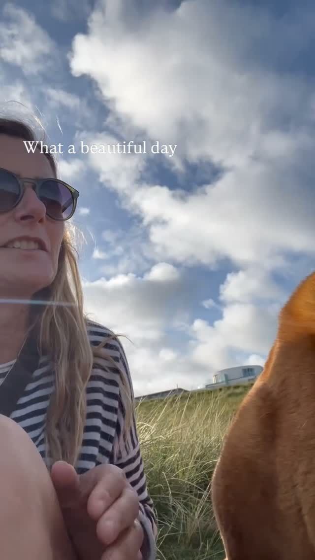 Even the dog’s not interested…

It was a beautiful day though…and even better, I’m heading off for another adventure this week. 

I’m off for a sunny surf (looong) weekend in Portugal! 

Whoo hoo 🎉 

This turning 50 lark is FANTASTIC 

💙🌊 

#sistersofthesea #silly #redfoxlab #cornwall #coastalliving