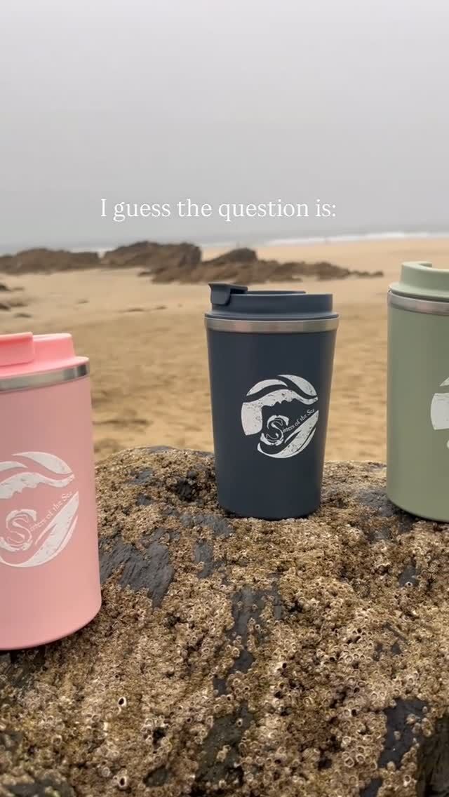 What’s it gonna be? 

Pink or Blue or Green. 

Sisters of the Sea travel mugs now available on the website. 

Only £13.50, stainless steel lined, screw in leak-proof lid, keeps your brew warm, looks purty. 

Done and done 🤷‍♀️ 

💙🌊☕️ 

#sistersofthesea #travelmug #cornwall #coastalliving #swimming
